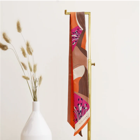 1FL0104-344 [FLEURON] Bloom Bandeau 5x90cm Mandarine #TXF02SK1459MDN (EU)