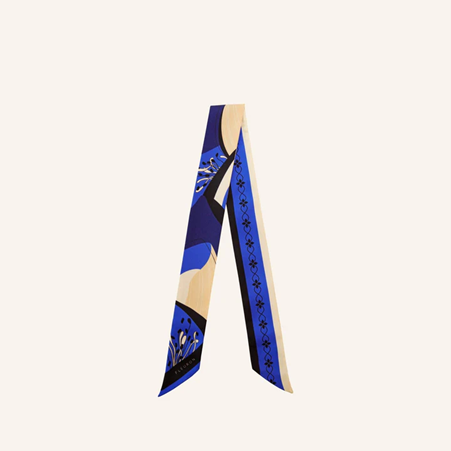 1FL0104-345 [FLEURON] Bloom Bandeau 5x90cm Bleu Cobalt #TXF02SK4050CBL (EU)