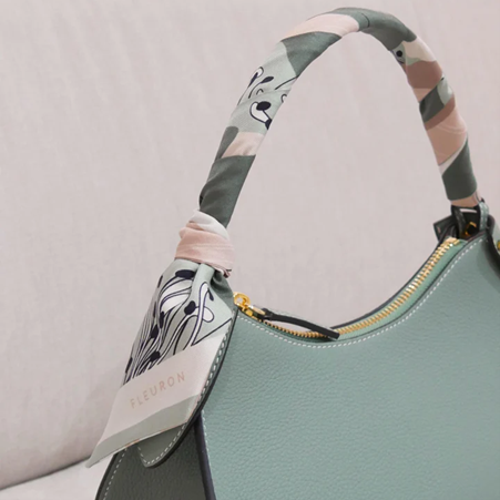 1FL0104-346 [FLEURON] Bloom Bandeau 5x90cm Vert Amande #TXF02SK6323AGR (EU)