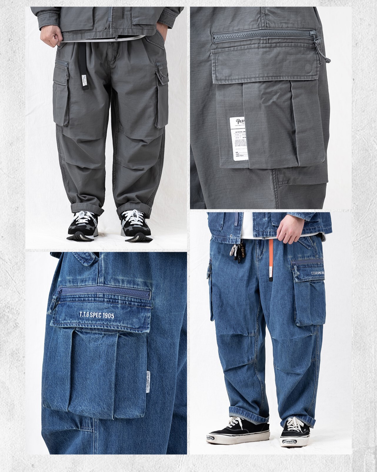 Persevere PSVR T. T. G. VII Cargo Pants 水洗 軍裝 長褲 兩色