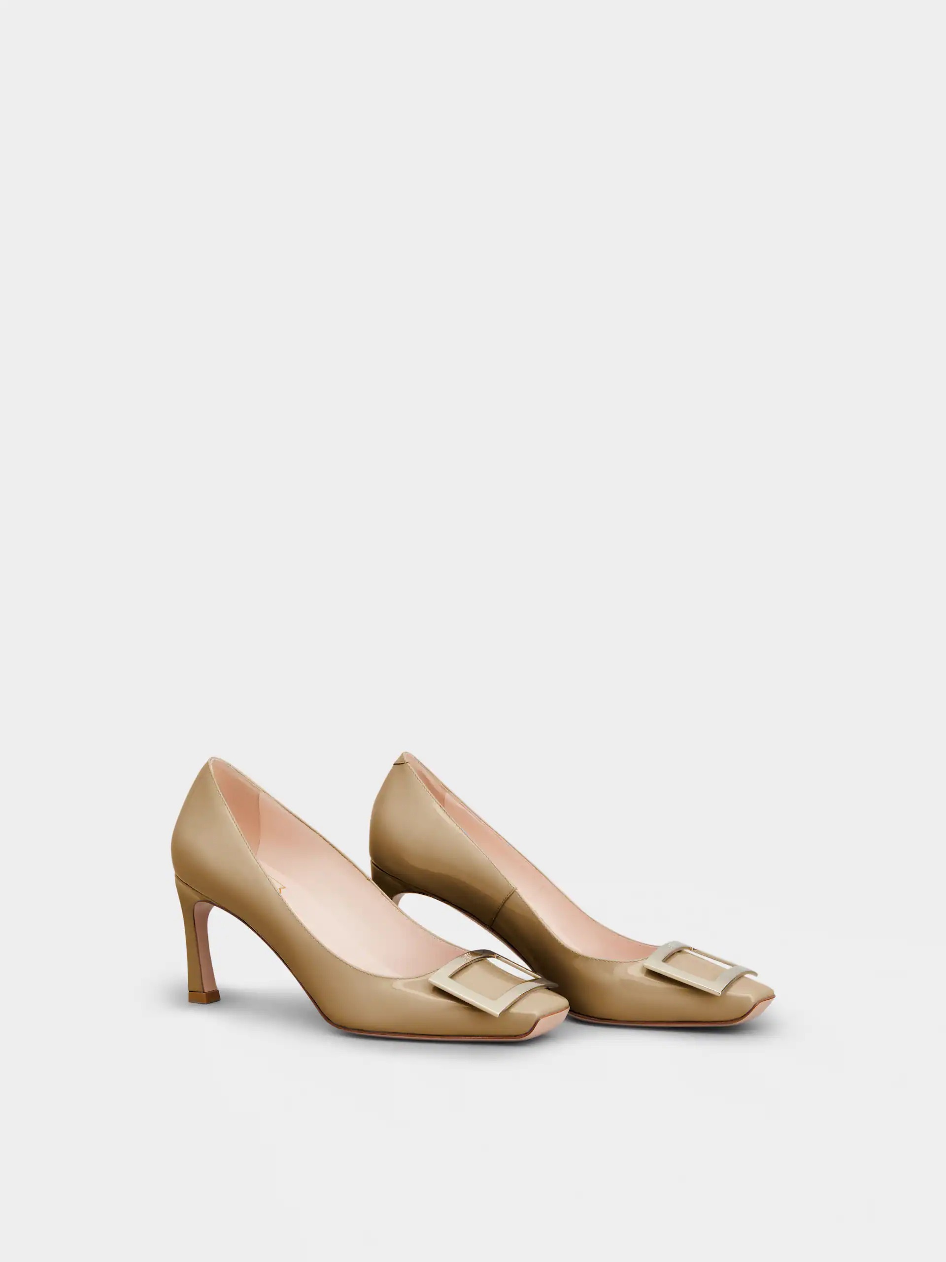Roger Vivier RV trompette heels 70mm beige