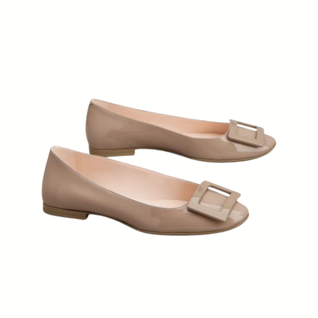 1FF0101-106 [ROGER VIVIER] U Look Ballerinas In Patent Leather DAINO (SS26) #RVW66834910D1PC415 (S-EU-E)