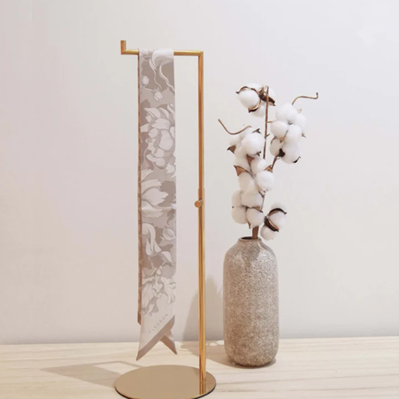 1FL0104-350 [FLEURON] La délicatesse Bandeau 5x90cm Taupe #TXF04SK0808MOL (EU)