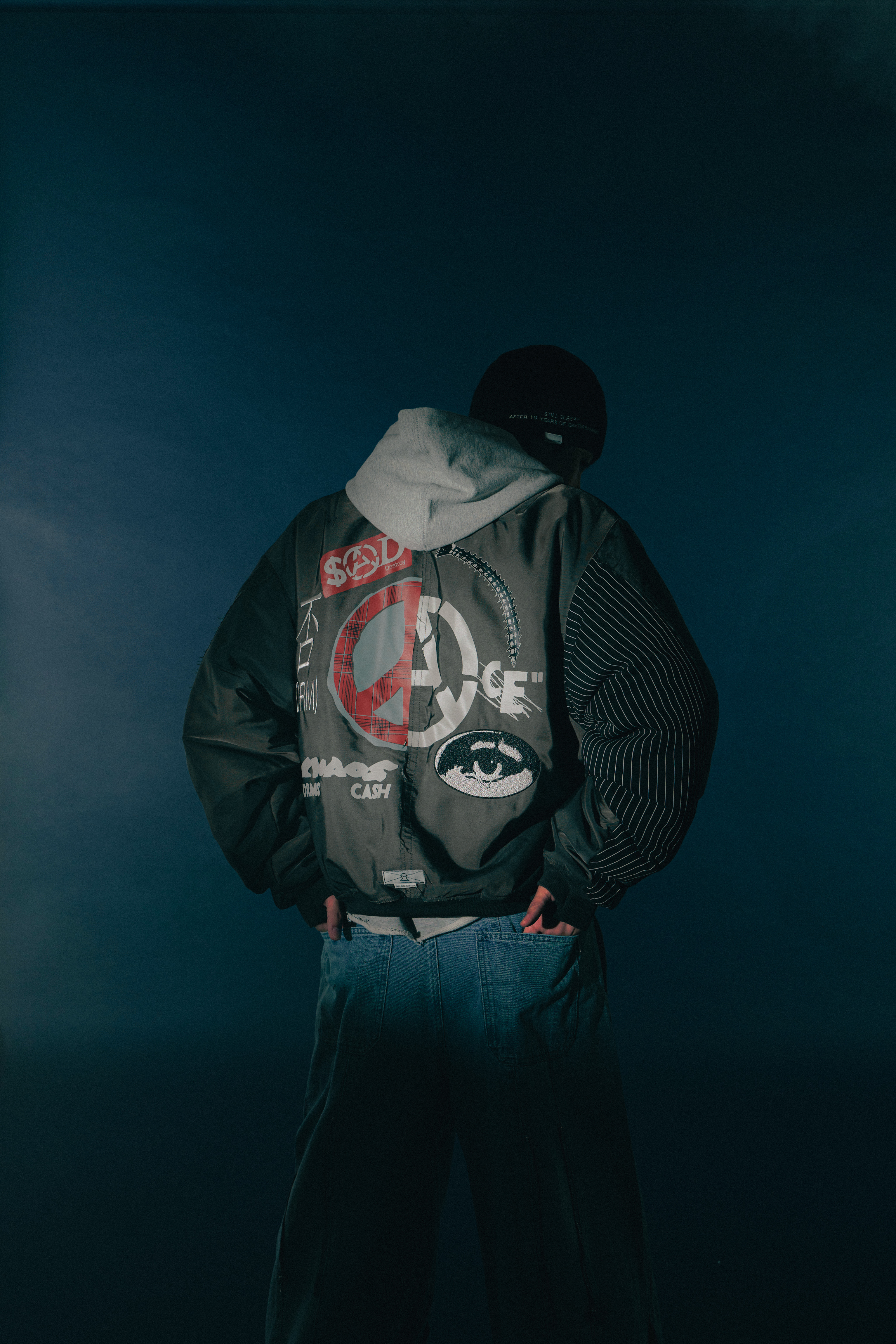 Wall of Sound - W10S “FORM” Rider-Flight Jacket - D.Green