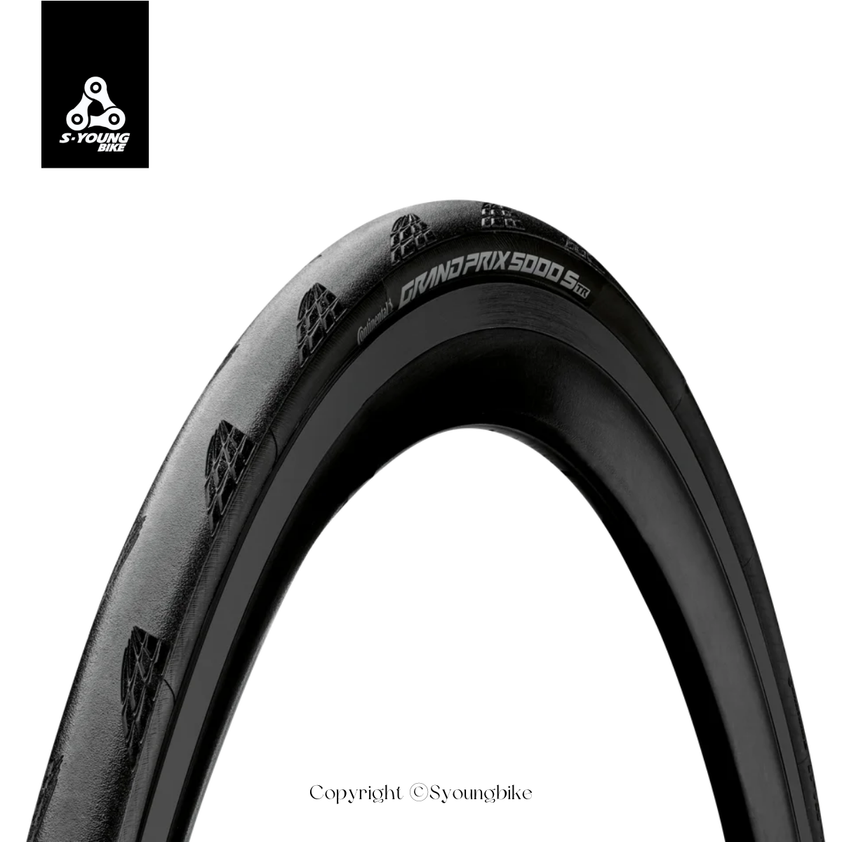 【Continental】Grand Prix 5000 STR 公路車無內胎外胎 / 黑邊（需裝補胎液）