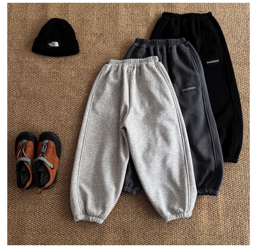 秋冬必備親膚磨毛棉褲 / 3色