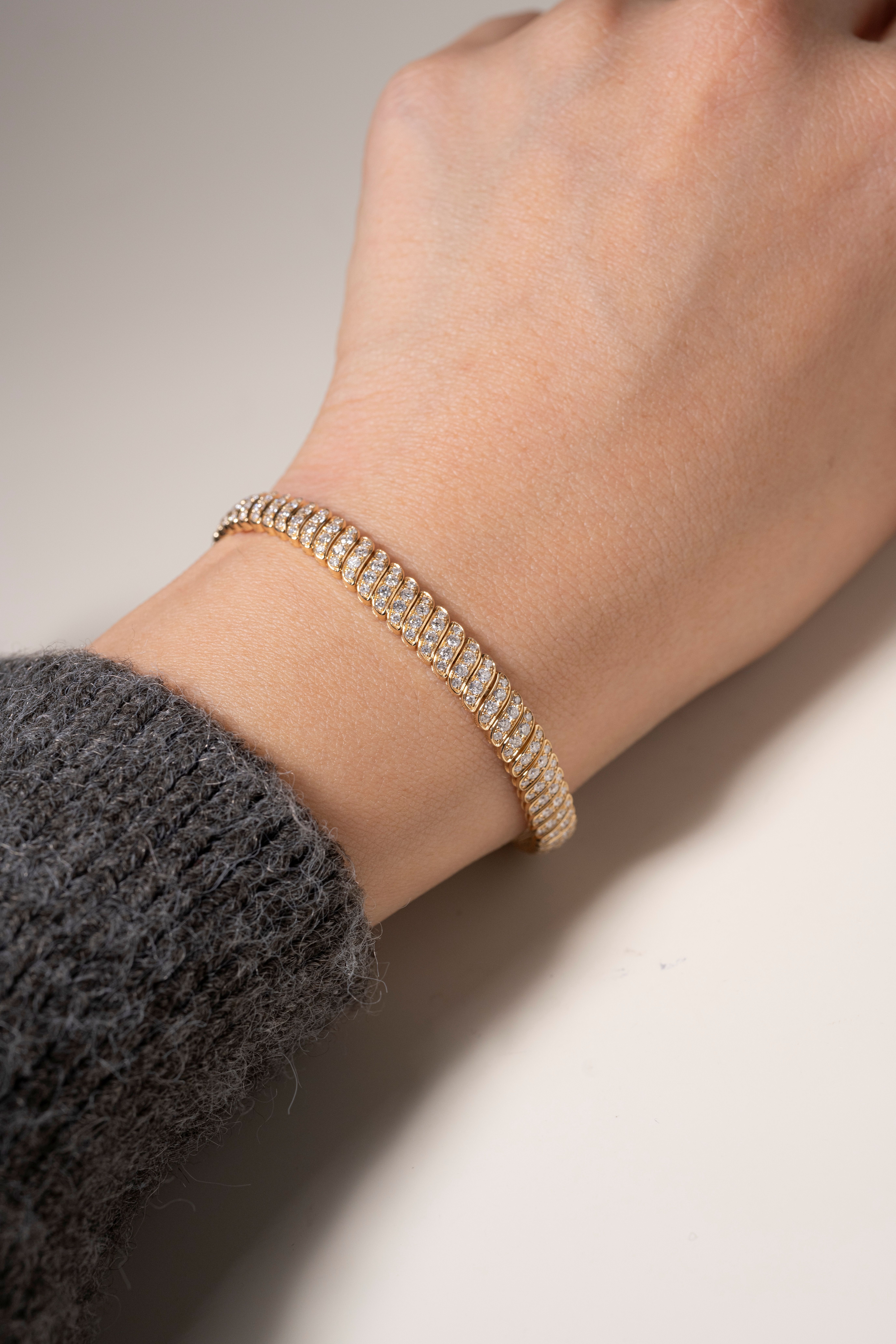 18K Glittera Diamond Bracelet