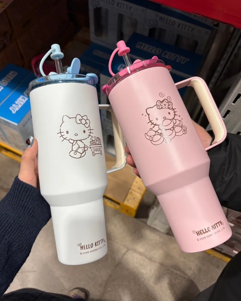 <買一送一❤> 正版 授權 HELLO KITTY 保溫 保冰杯 不鏽鋼 2組裝 2色