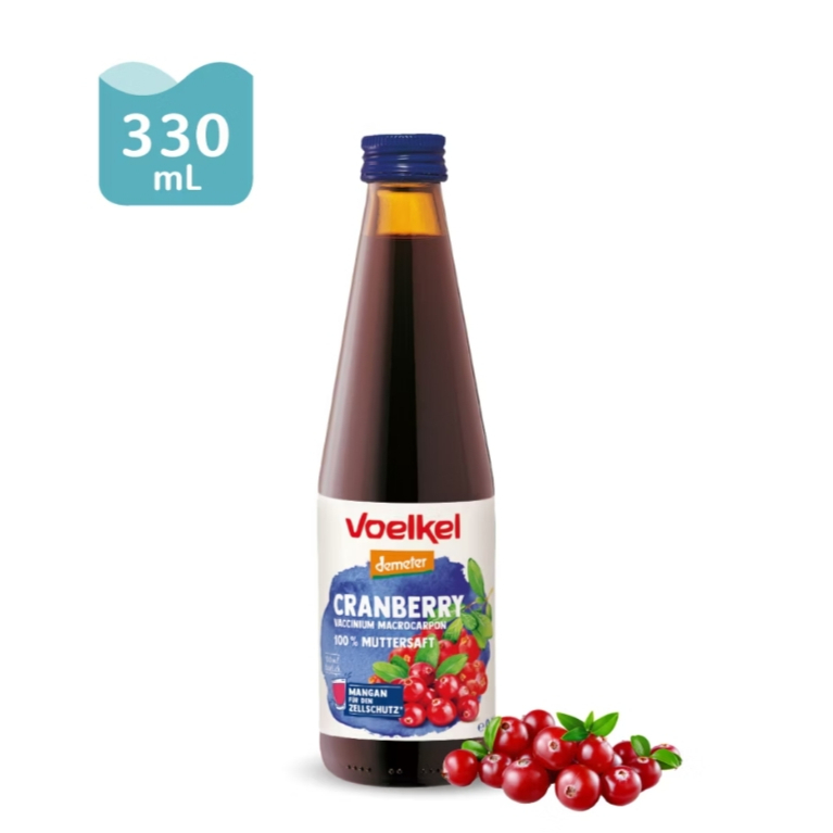 【樂森藥局】Voelkel 蔓越莓原汁 330ML/750ML（花青素.鐵質.維生素AC）