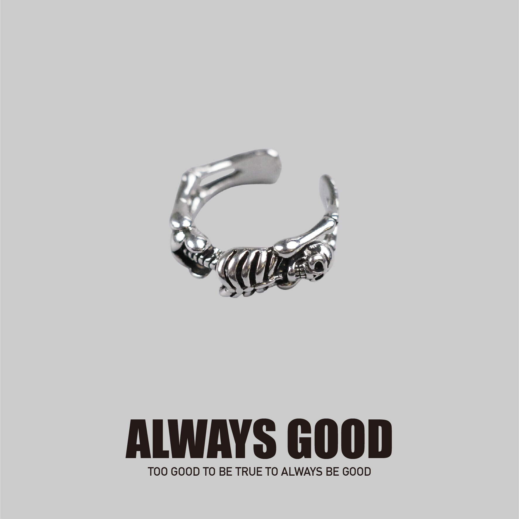 『Always_Good』骷髏 變形 戒指