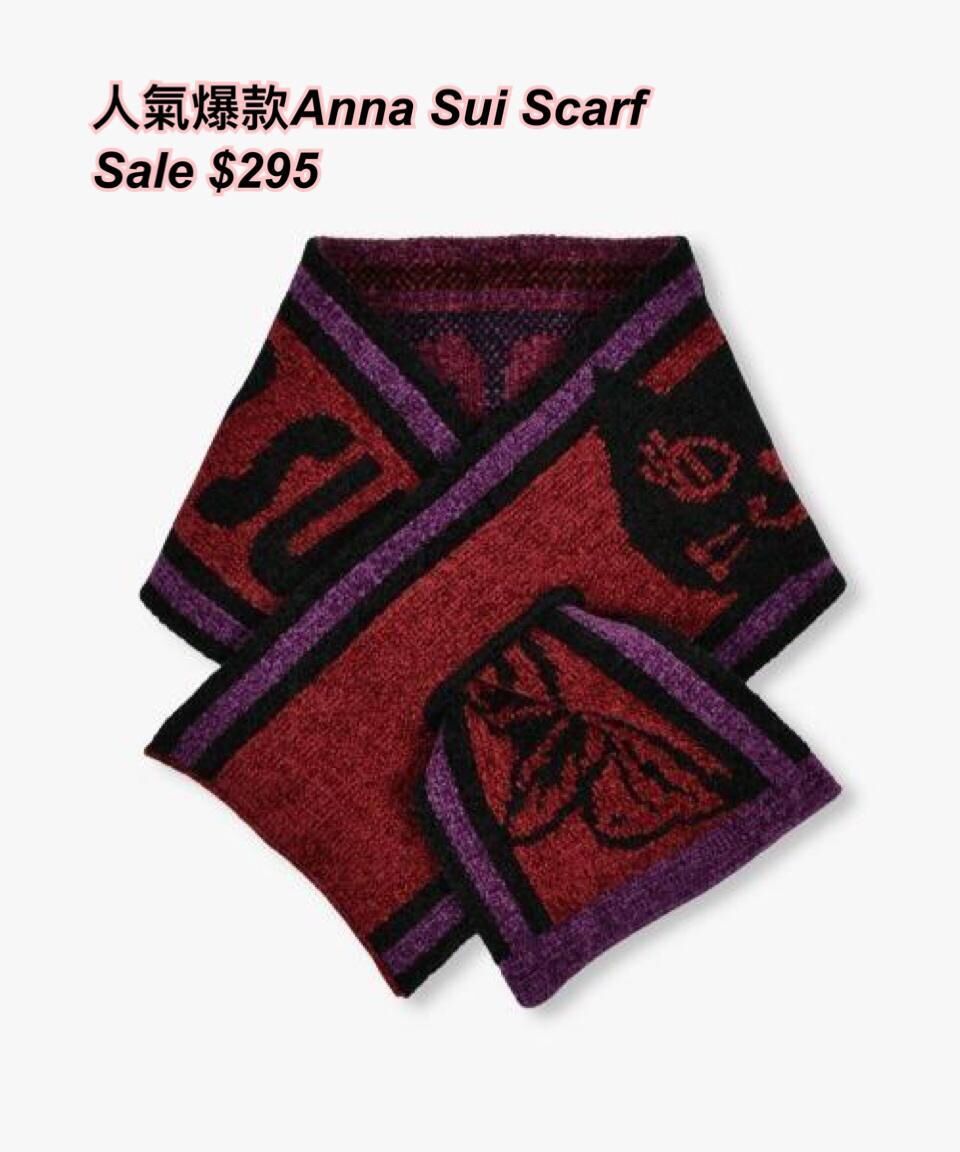 260102 Anna Sui 貓貓圍巾 (現貨)