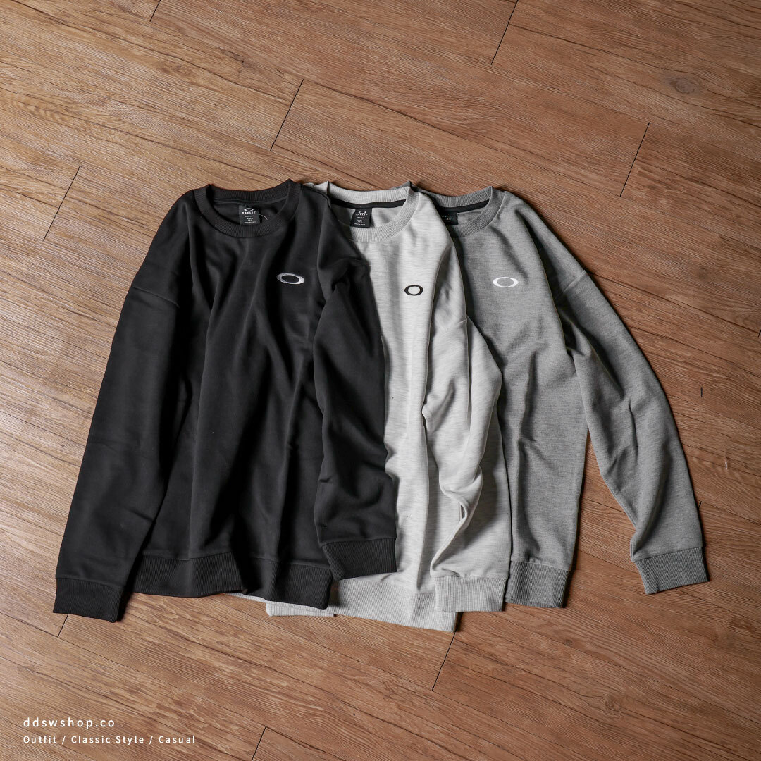 "現貨" Oakley Foundational Fleece L/S Crew 4 FOA408247 大學踢