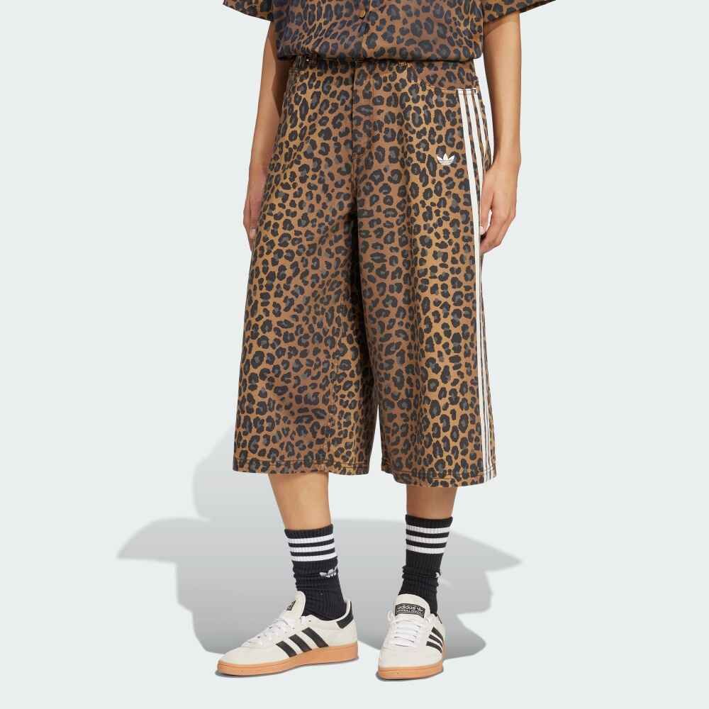Adidas Original 豹紋牛仔七分褲(2colors)