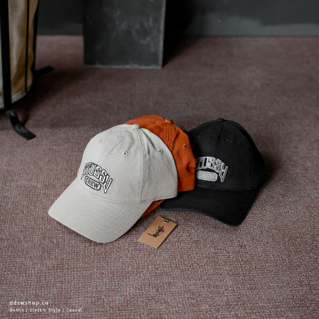 "現貨" STUSSY LOW PROFILE STÜSSY CREW STRAPBACK 刺繡棒球帽 老帽