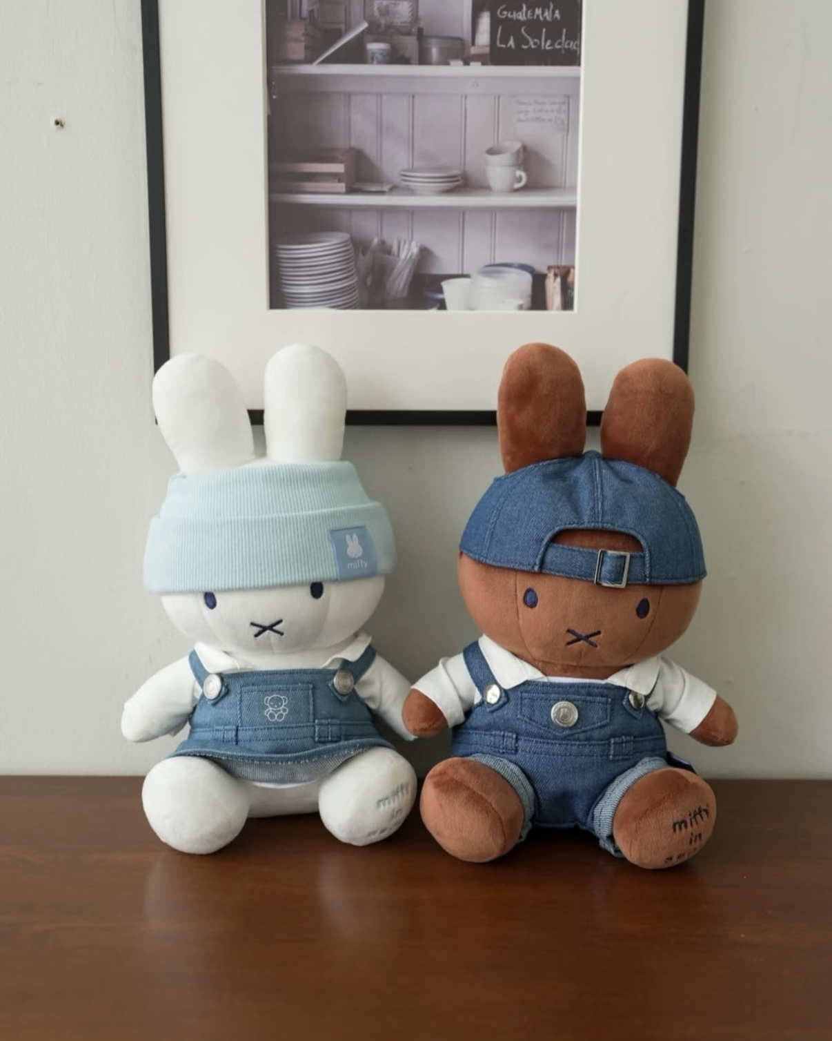 <韓國限定>Miffy 米菲兔 牛仔風 吊飾 娃娃