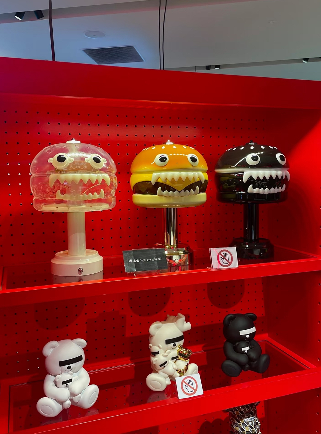 <預購> UNDERCOVER x Medicom Toy HAMBURGER LAMP 漢堡燈 造型燈 夜燈 原色 黑色 透明色
