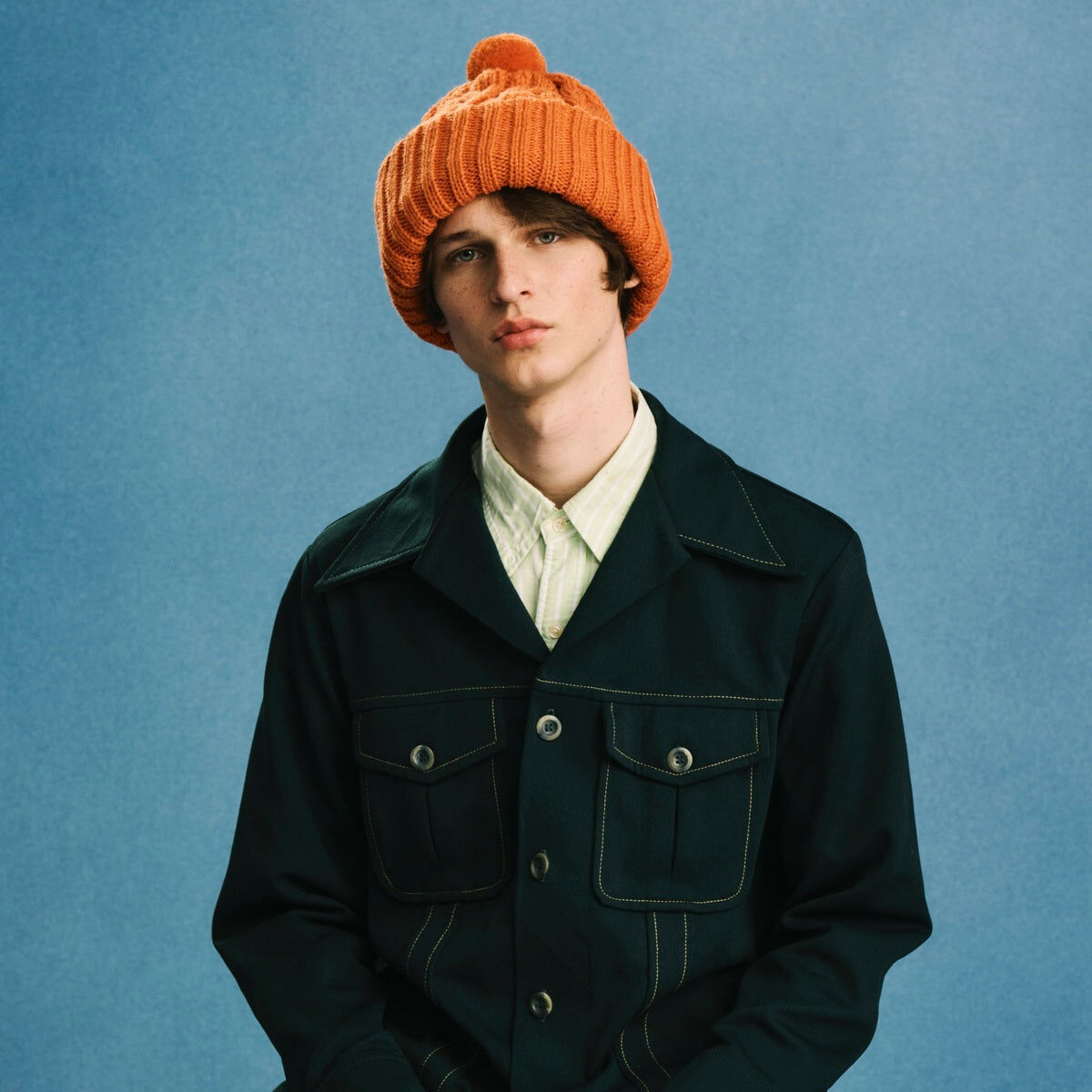 『代購商品』2025AW THE H.W DOG & CO BIG CABLE KNIT 帽子