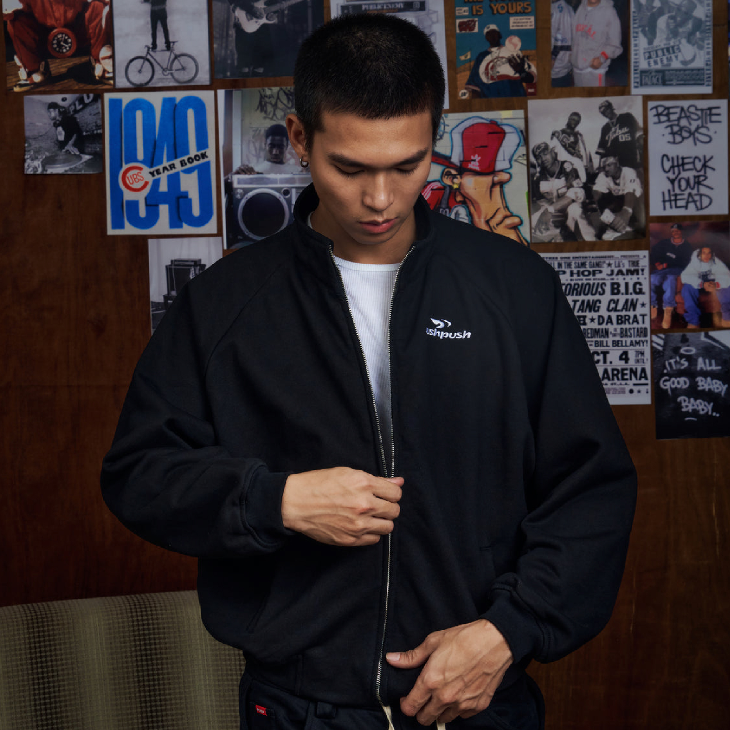 PUSH PUSH Finn Raglan Jacket 斜肩立領外套