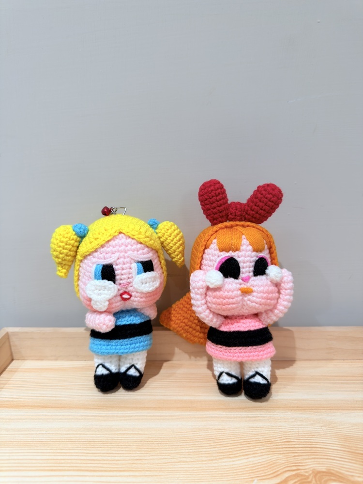 『橘』飛天小女警眼淚哭娃吊飾