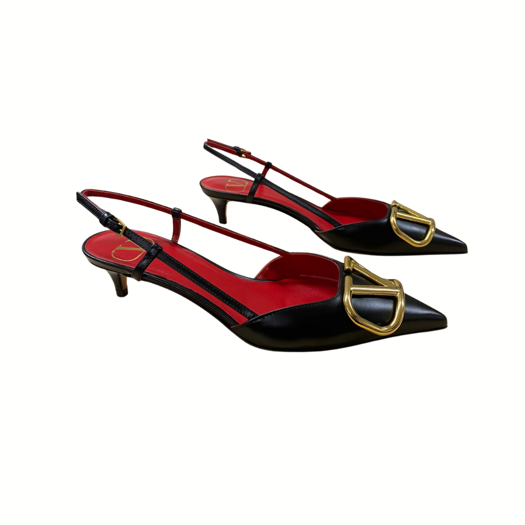 1FF0101-152 [VALENTINO GARAVANI] Sling Back T. 40 NERO (SS26) #8W2S0Q70DSH.0NO (S-EU-E)