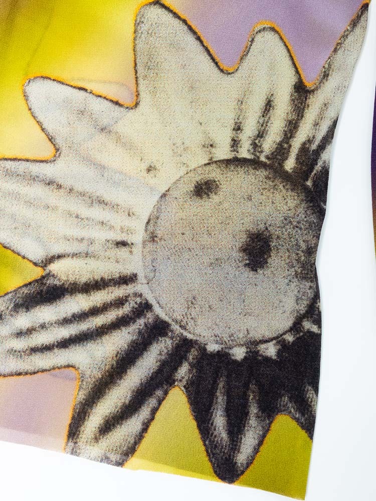 Acid Flower Mesh Top