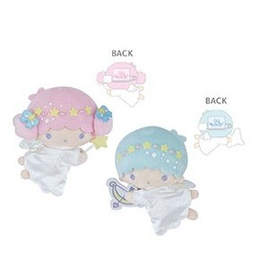 日本 Sanrio Little Twin Stars 夢幻之旅系列 - 公仔襟針 (Kiki + Lala)