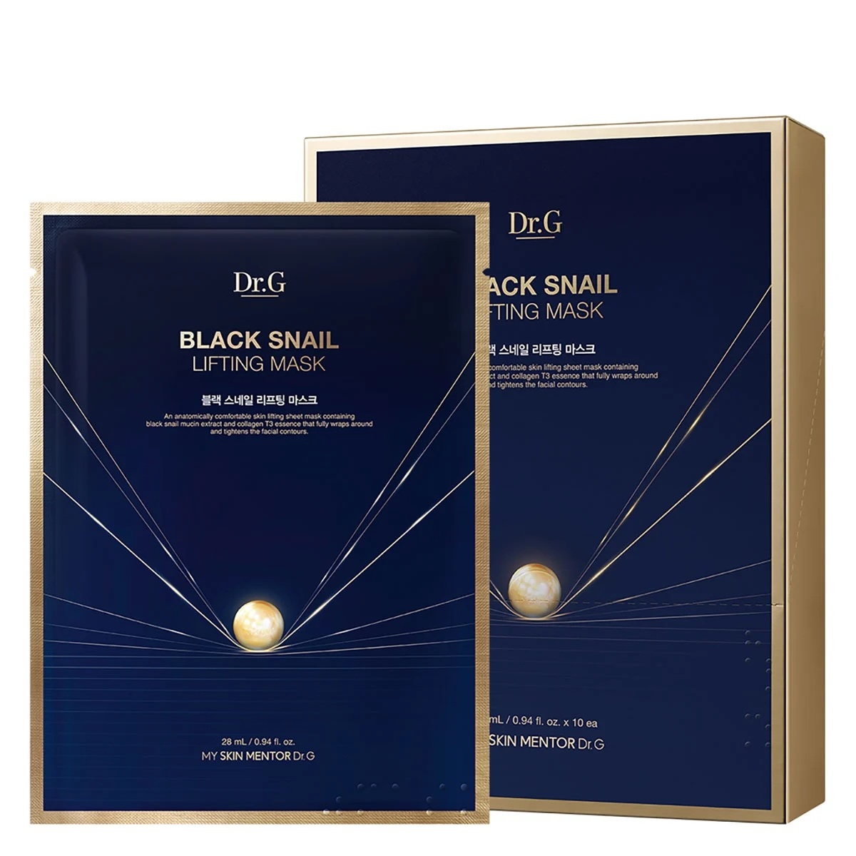 [FROM COSTCO] Dr.G Black Snail Lifting Mask [10PCS] [Costco Double Planning Set]