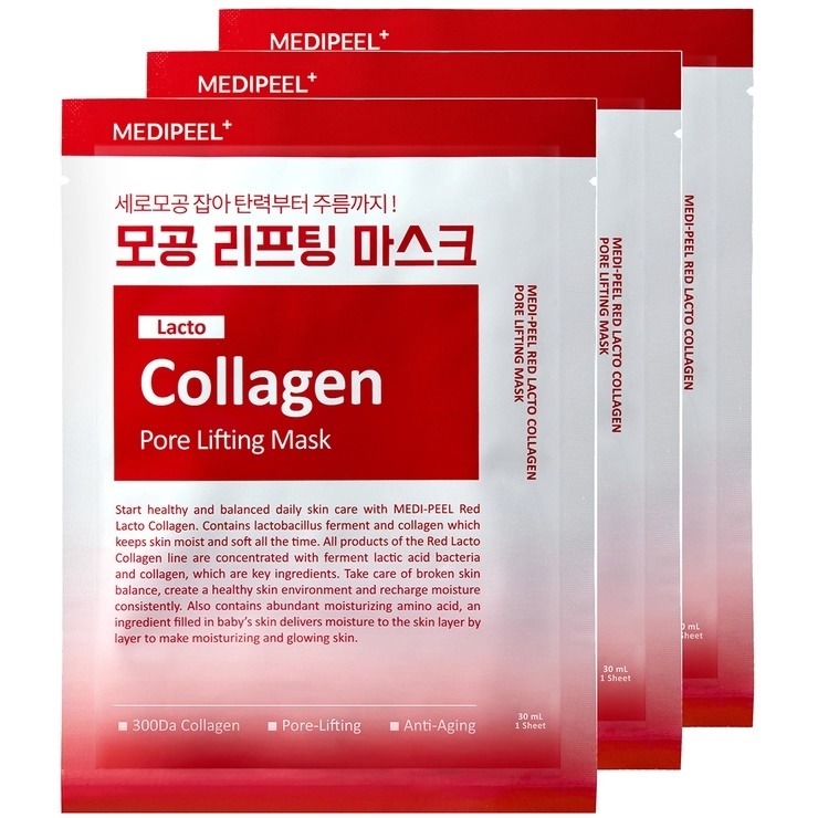 [FROM COSTCO] Medipeel Lacto Collagen Pore Lifting Mask [30PCS]