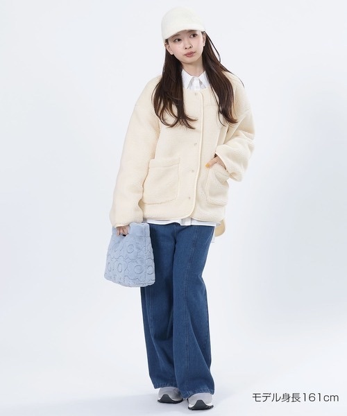 MARY QUANT / MQ logo boa blouson