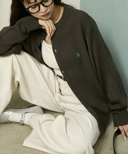 日本🇯🇵連線 U.S. POLO ASSN. X PUBLUX 刺繡圓領排扣針織開襟衫 針織 毛衣 針織衫 長袖 外搭 外套 開襟衫 刺繡 4色(任買兩件7-11免運)/預購