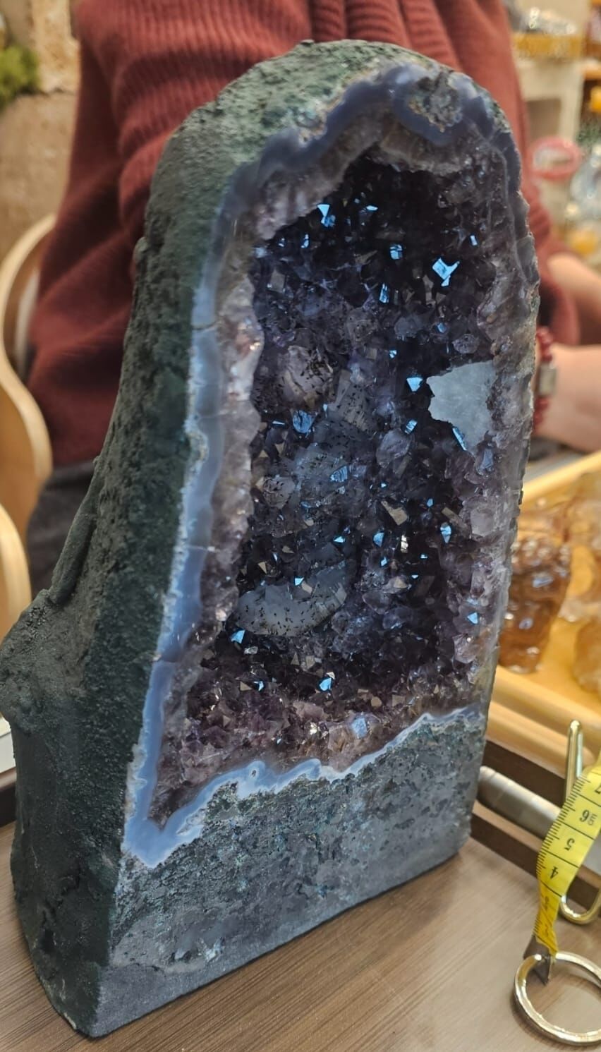 0102CYSTC1-水晶CS-10.5吋紫晶洞 (C1)