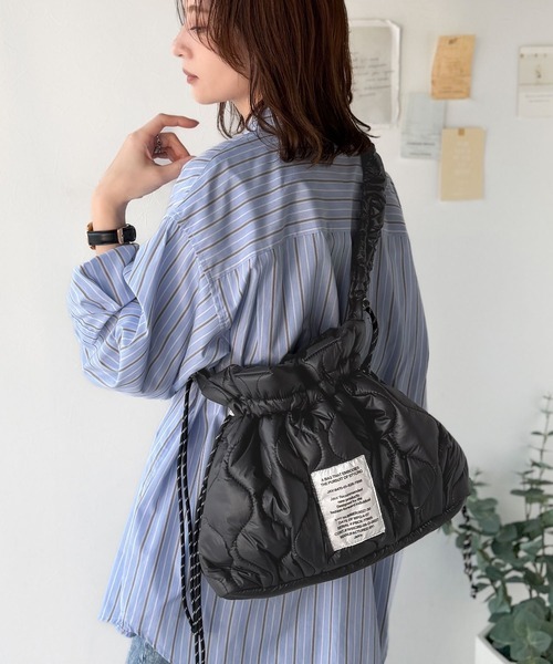 日本🇯🇵連線 JAVA 小縫標蓬鬆抽繩包 2WAY 通勤包 單肩包 肩背包 手提包 托特包 斜背包 大容量 3色(任買兩件7-11免運)/預購