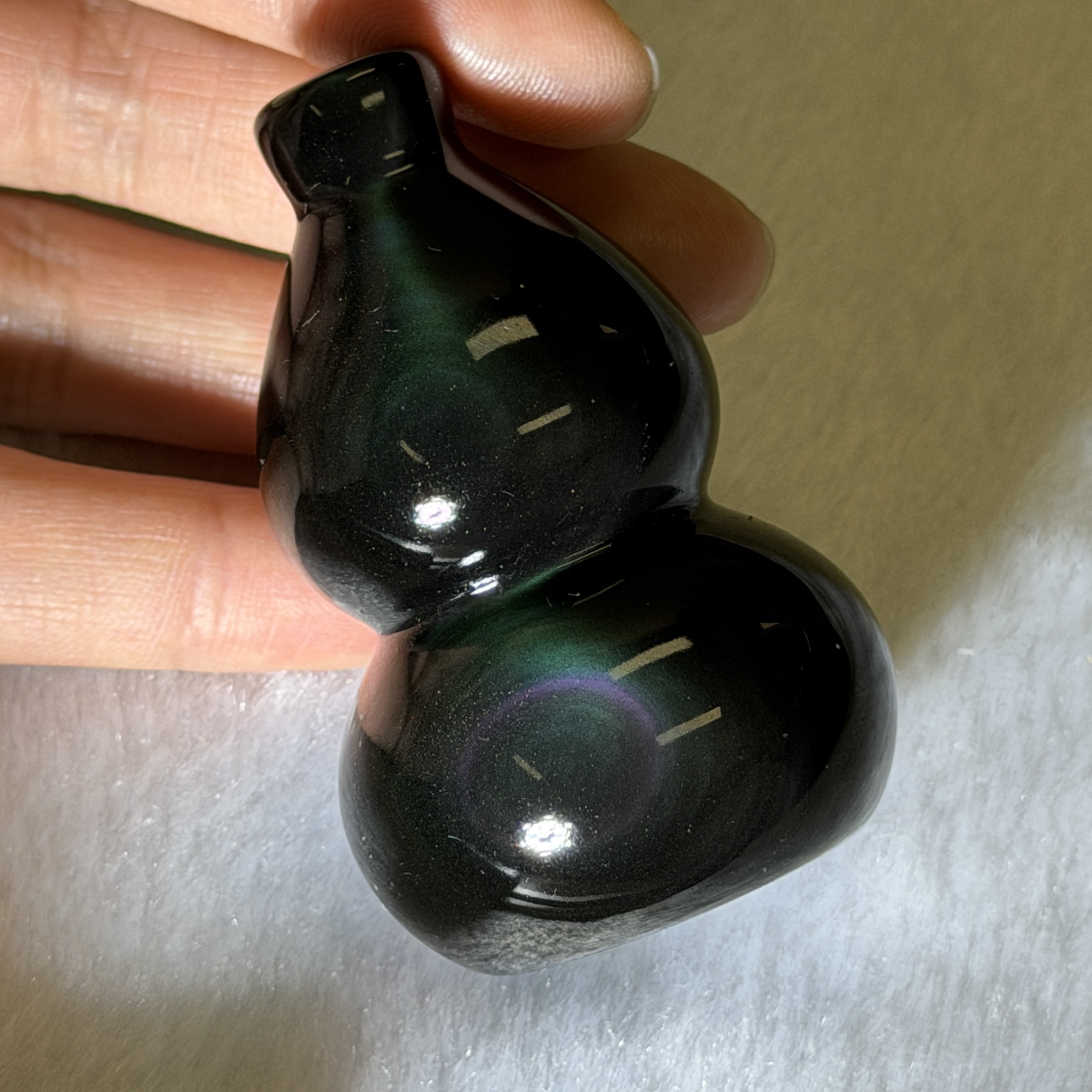 黑曜石葫蘆 6.3cm RBB1702