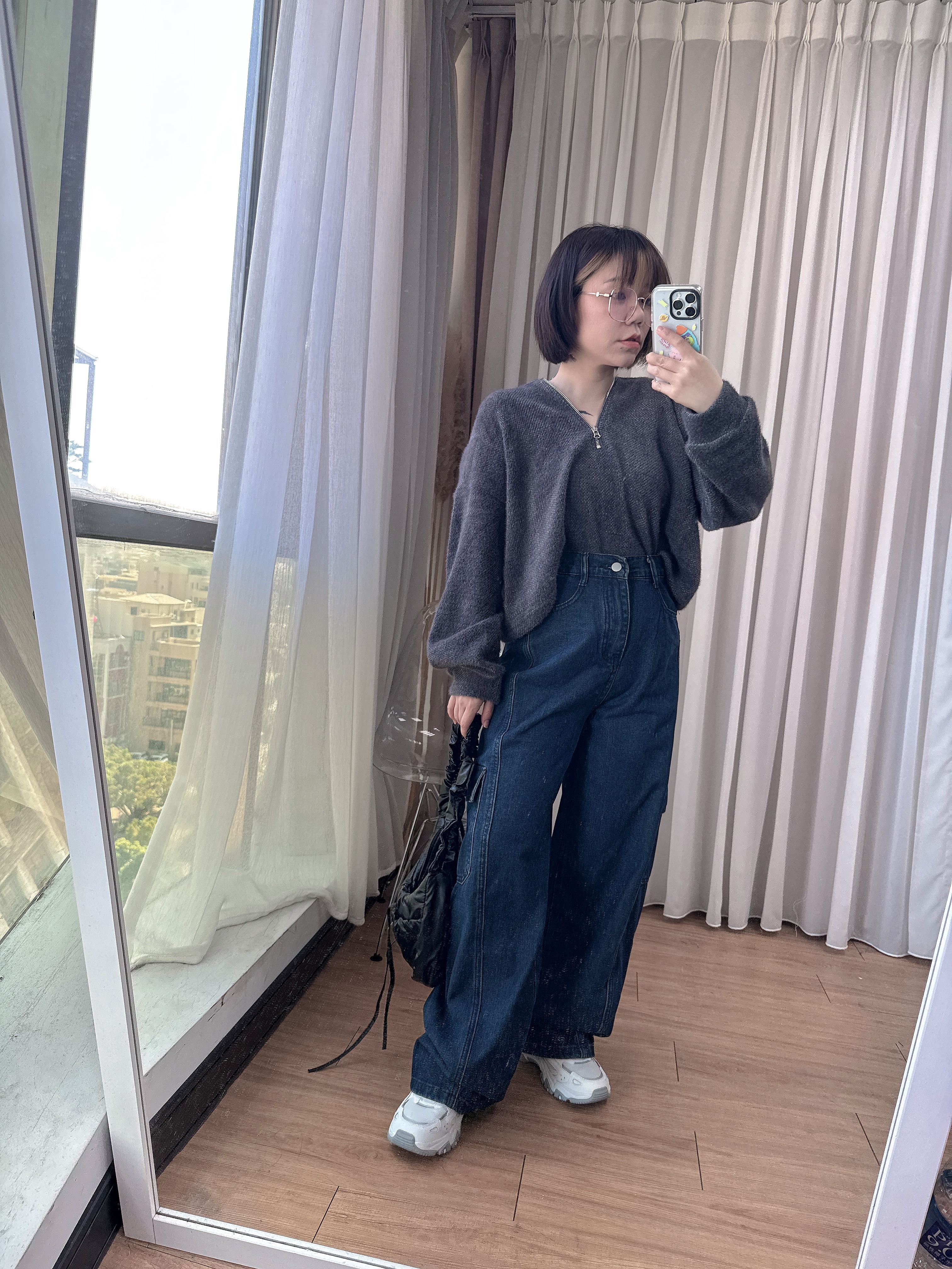 阿短自留款！挺版工裝褲（後鬆緊）