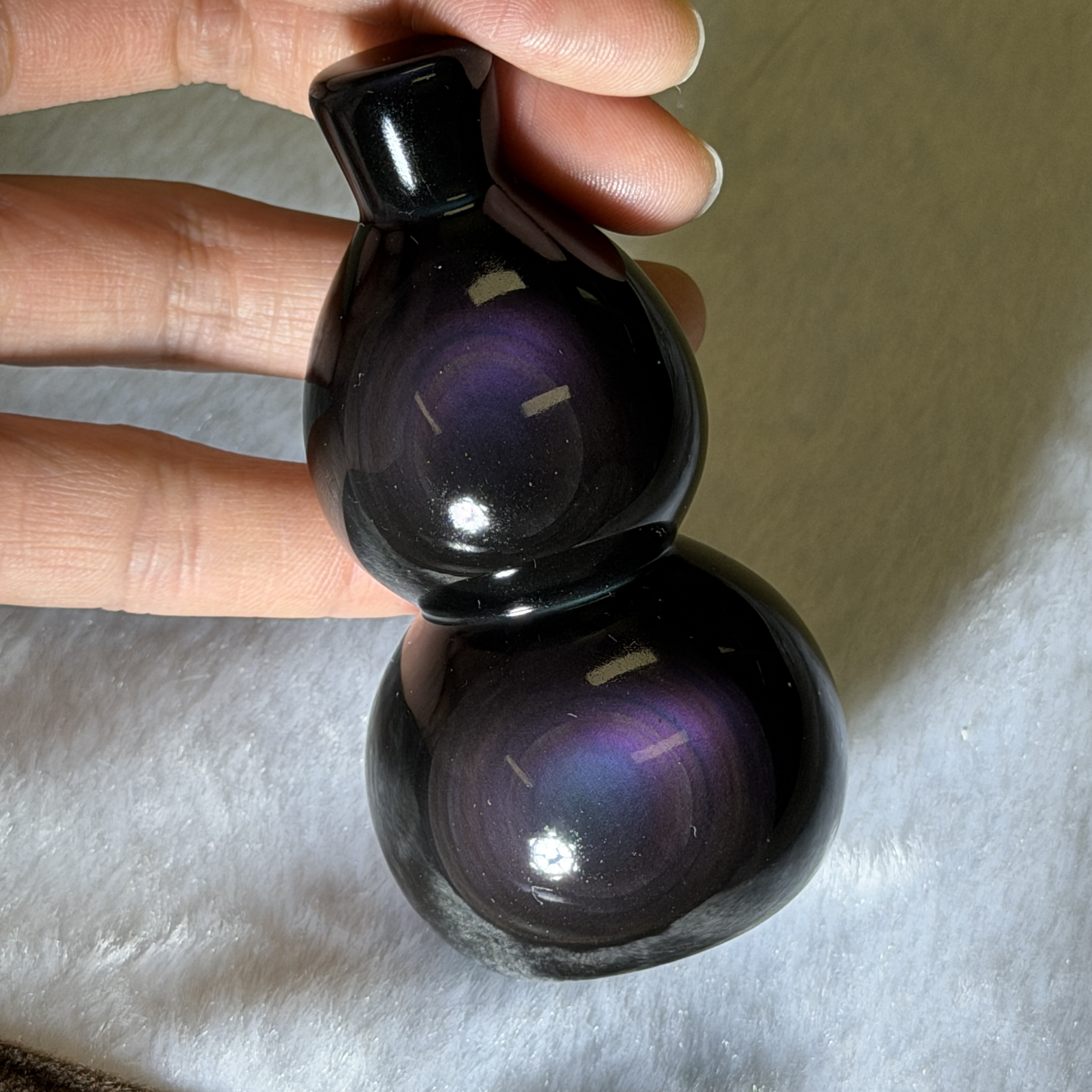 黑曜石葫蘆 8.2cm RBB1708