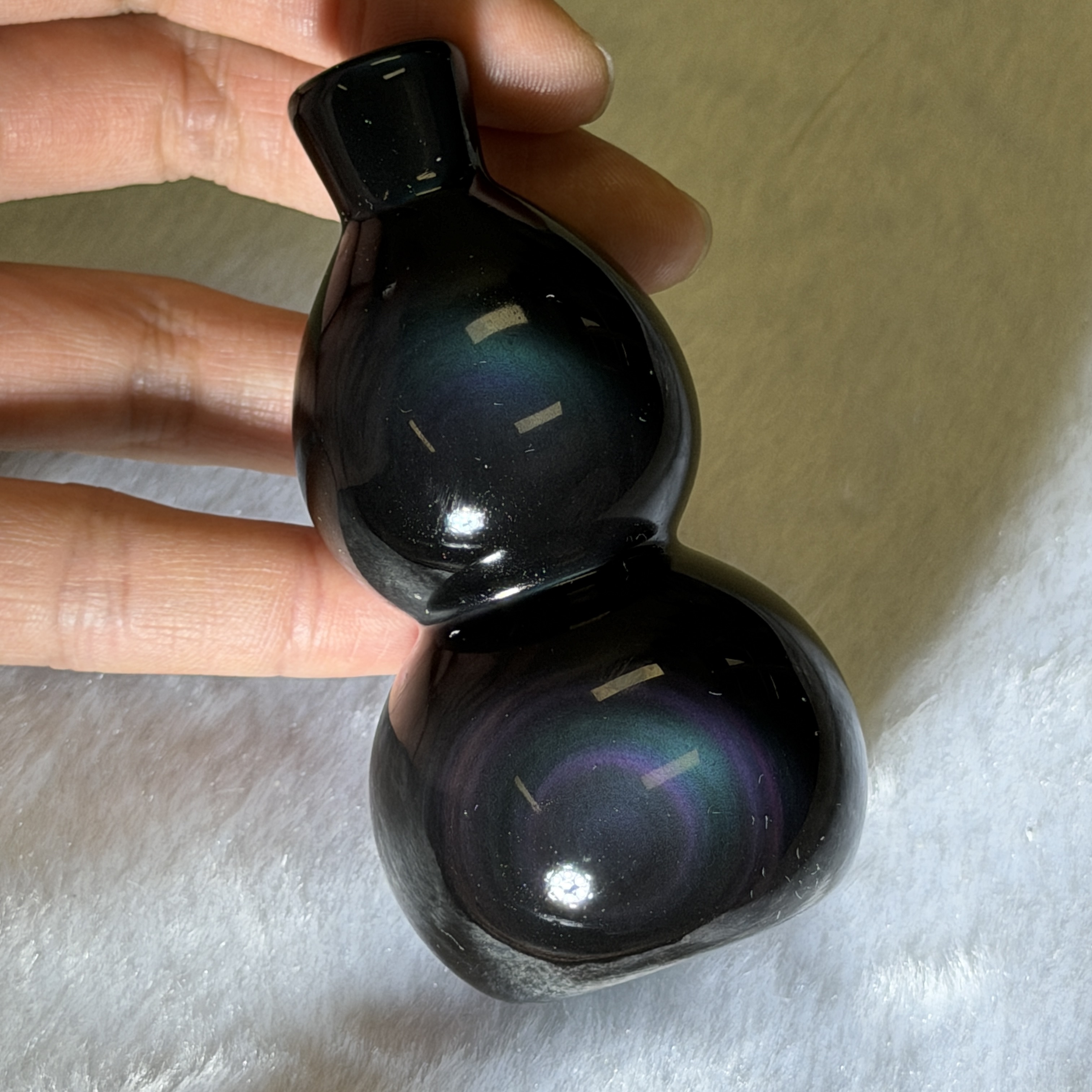 黑曜石葫蘆 8.2cm RBB1708