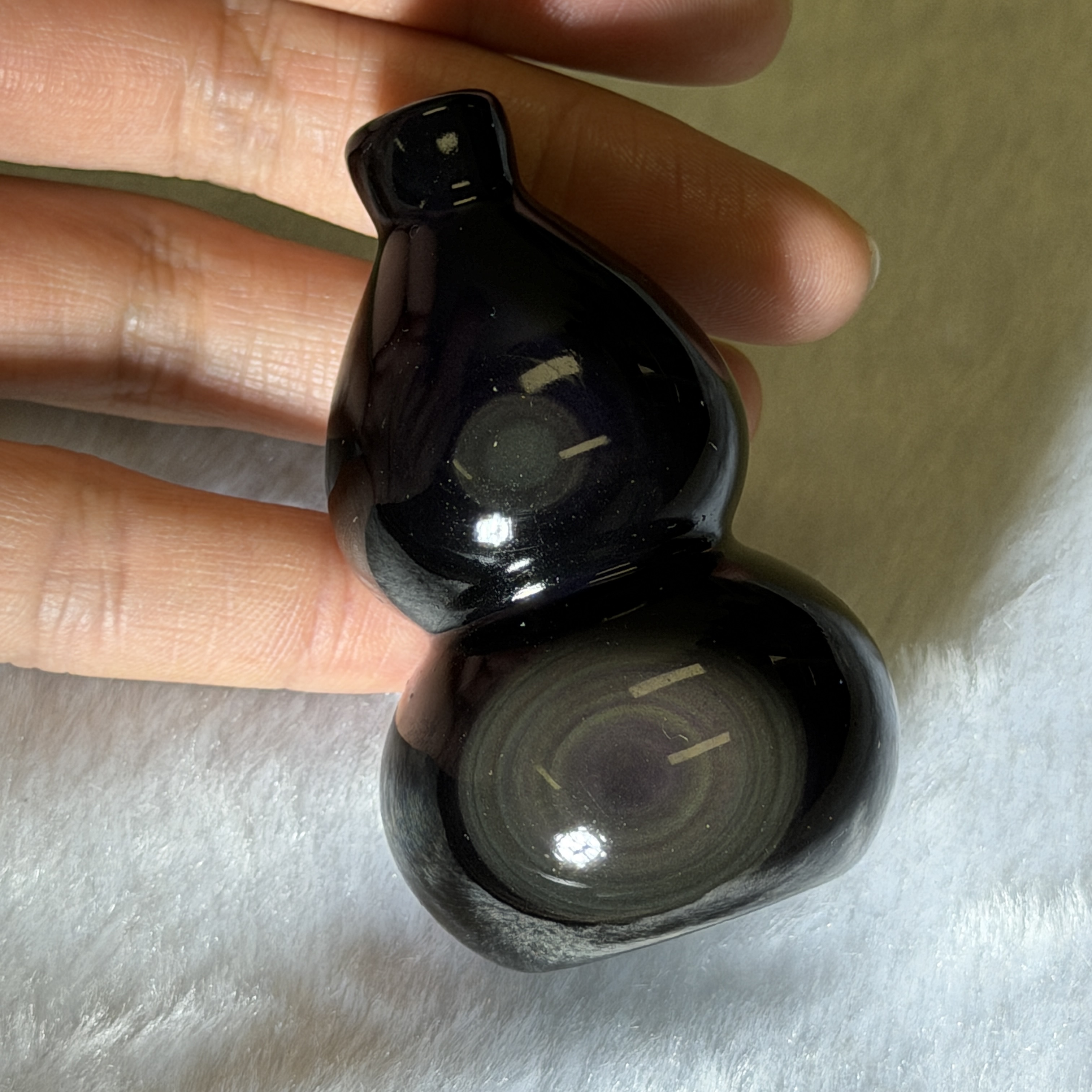 黑曜石葫蘆 6.3cm RBB1709