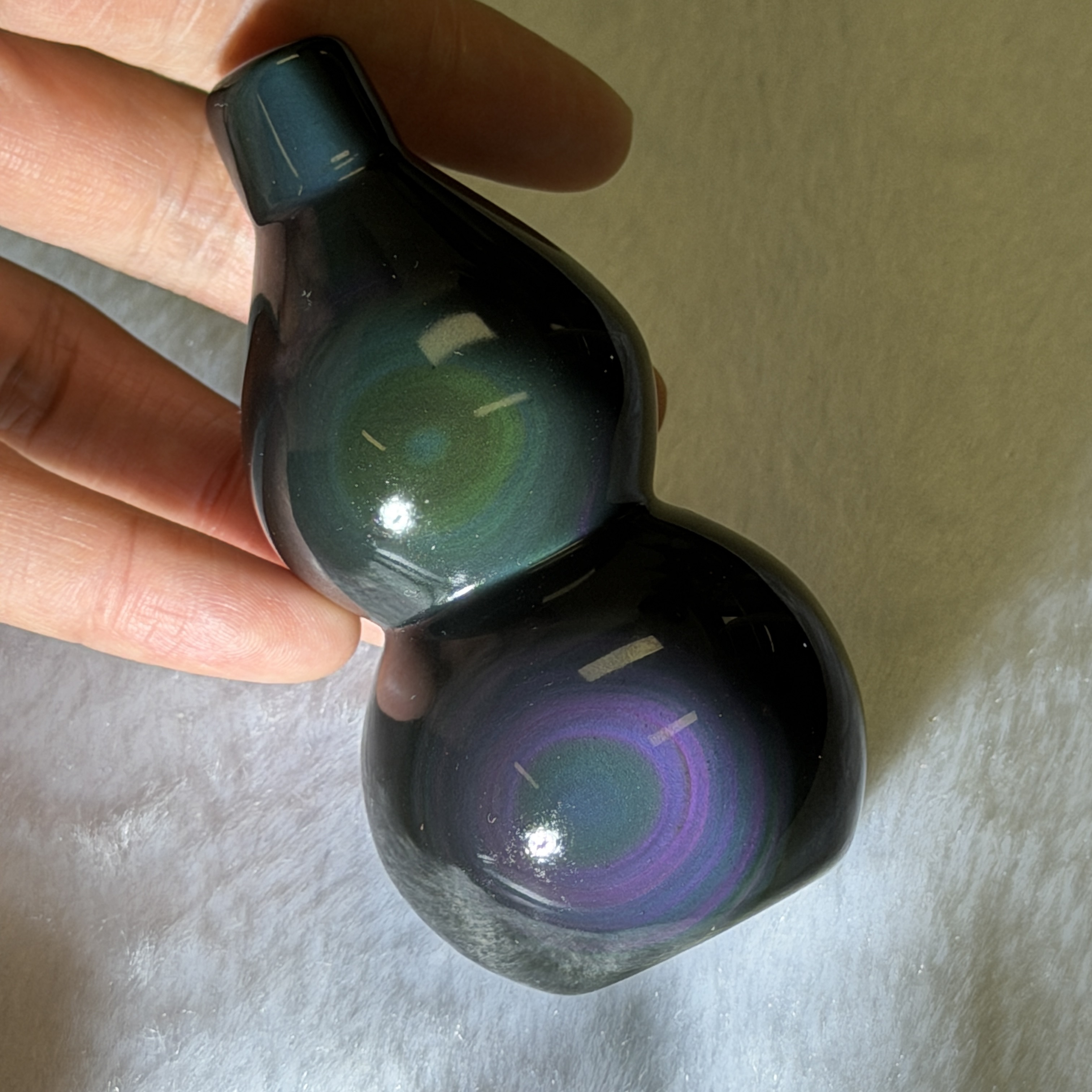 黑曜石葫蘆 8.9cm RBB1713