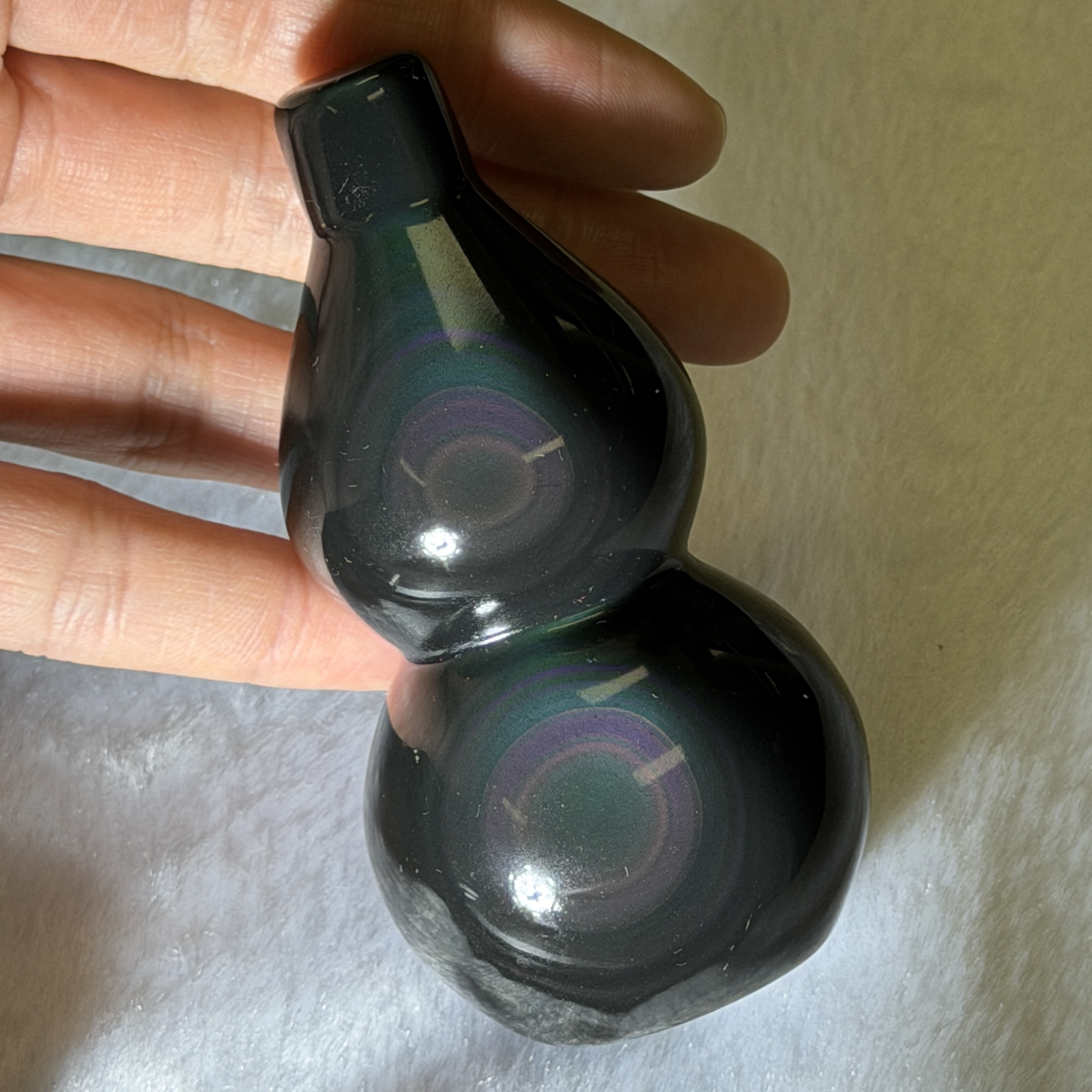 黑曜石葫蘆 8.9cm RBB1713