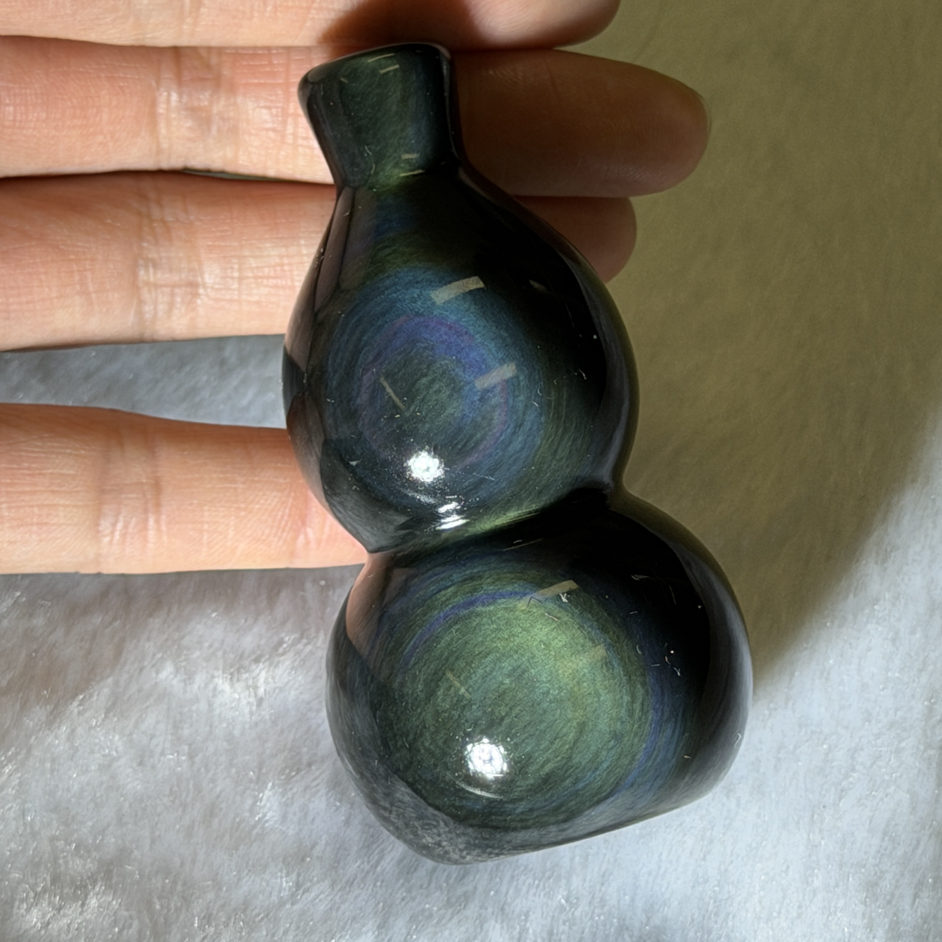 黑曜石葫蘆 7.7cm RBB1714