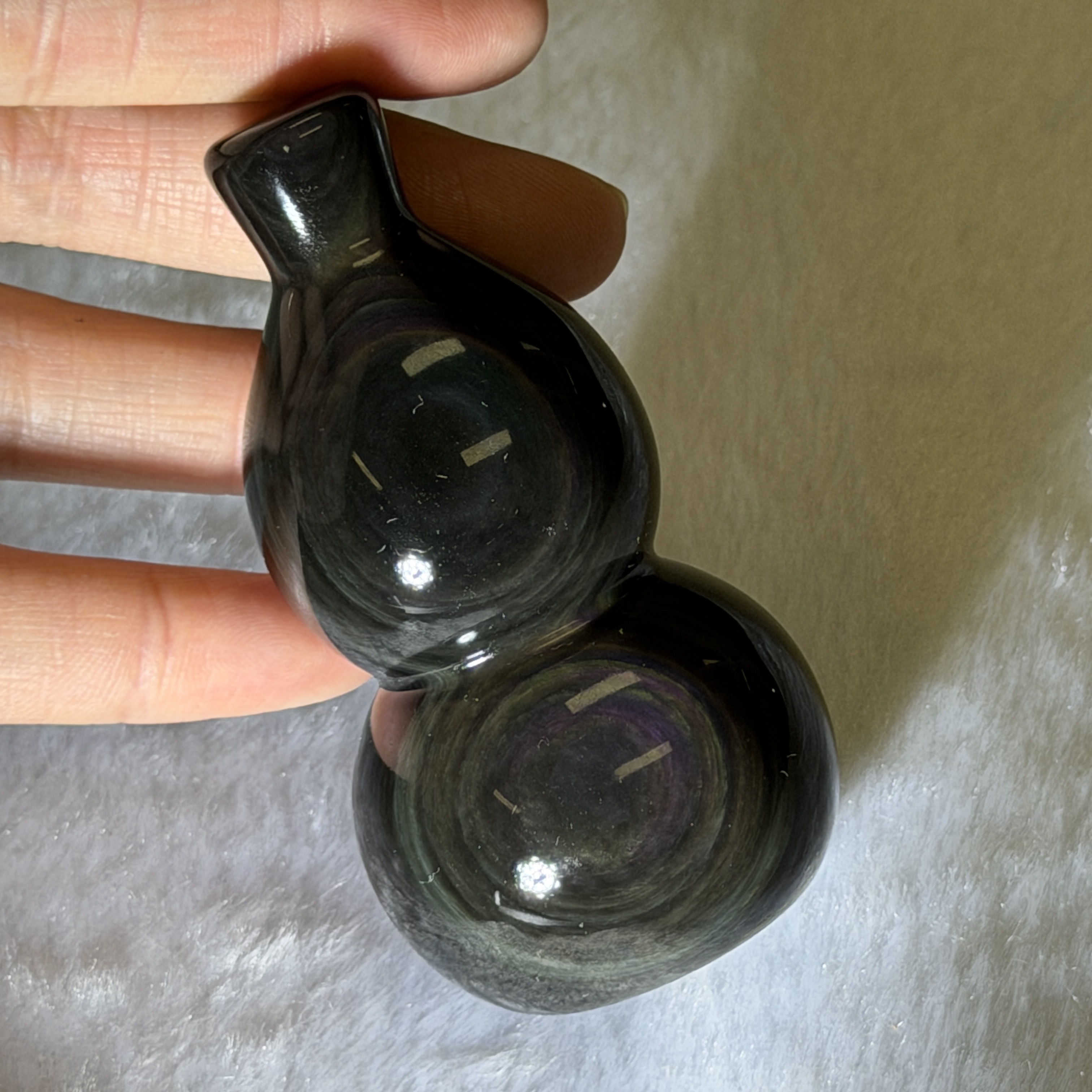 黑曜石葫蘆 7.8cm RBB1715