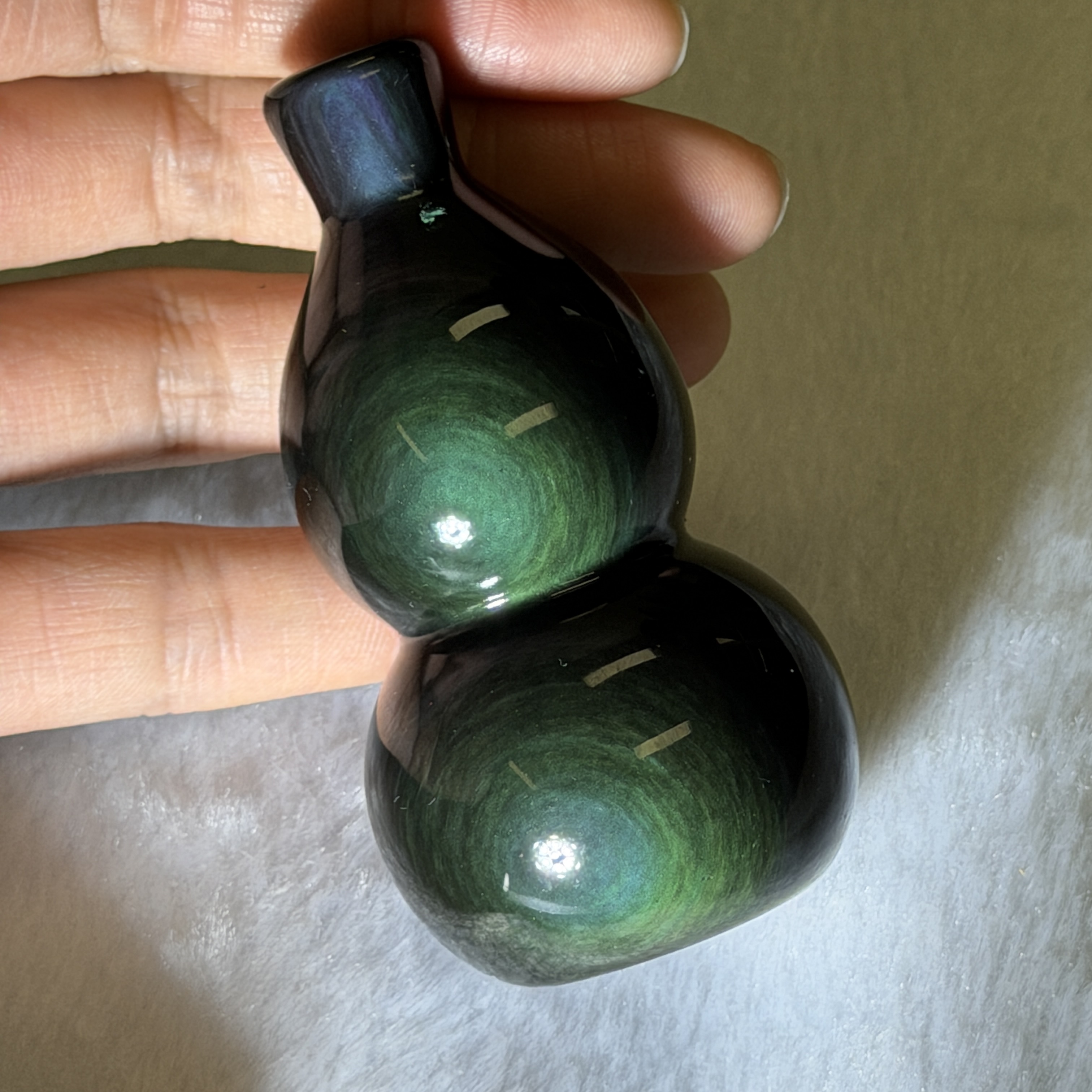 黑曜石葫蘆 7.8cm RBB1715