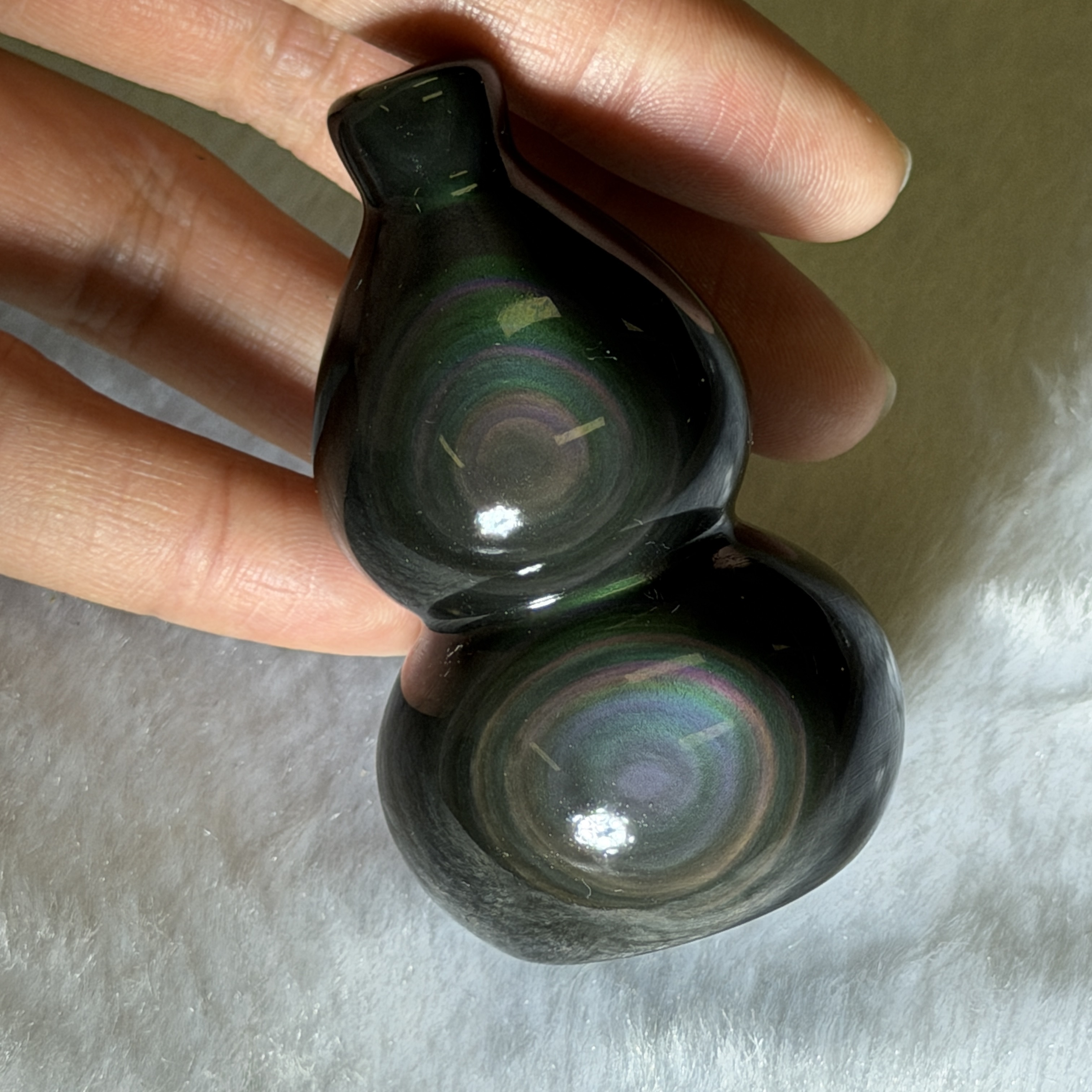 黑曜石葫蘆 6.3cm RBB1716