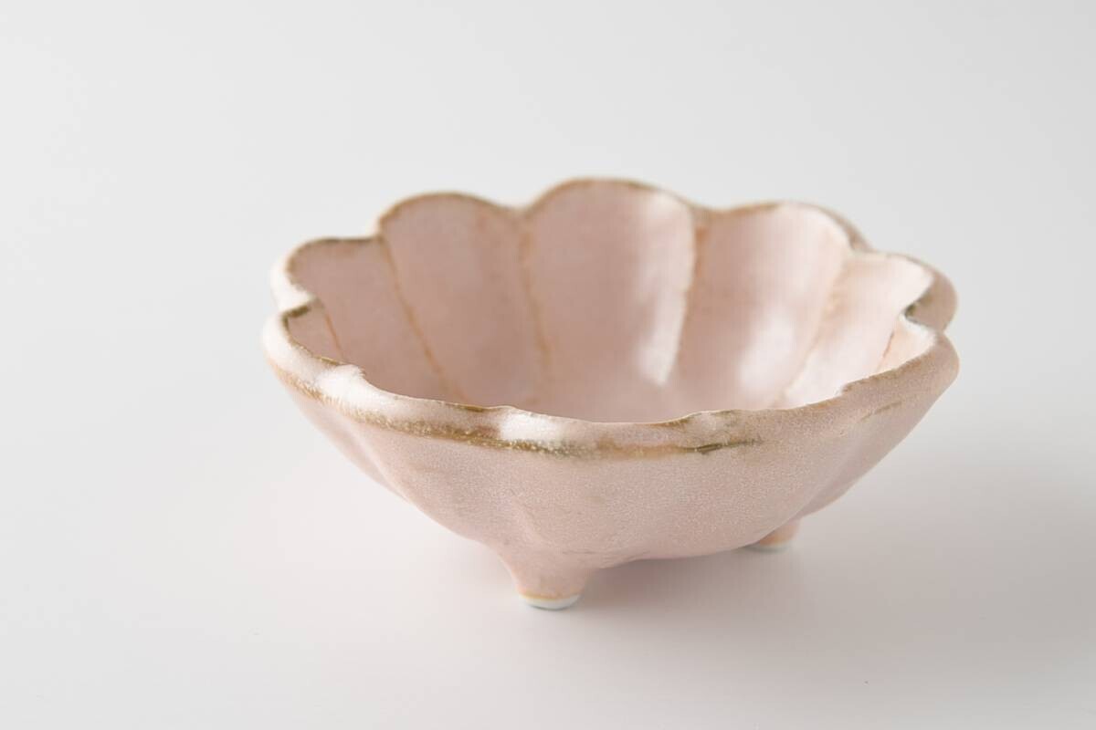 花型 8cm小碟子 小碗｜日本 小兵製陶所 Rinka