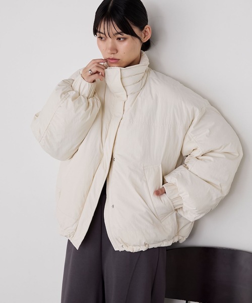 日本🇯🇵連線 Forksy 日系防水高領加厚短版絨外套 短版 防水 防風 保暖 抽繩 人造羽絨 夾克 外套 長袖 拉鍊外套 5色(任買兩件7-11免運)/預購