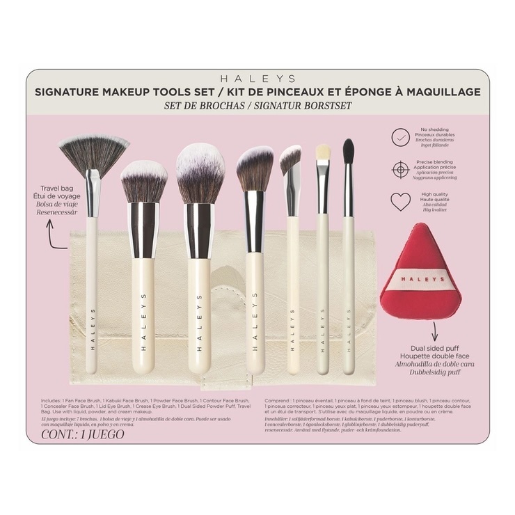 [FROM COSTCO] HALEYS Makeup Brush Set