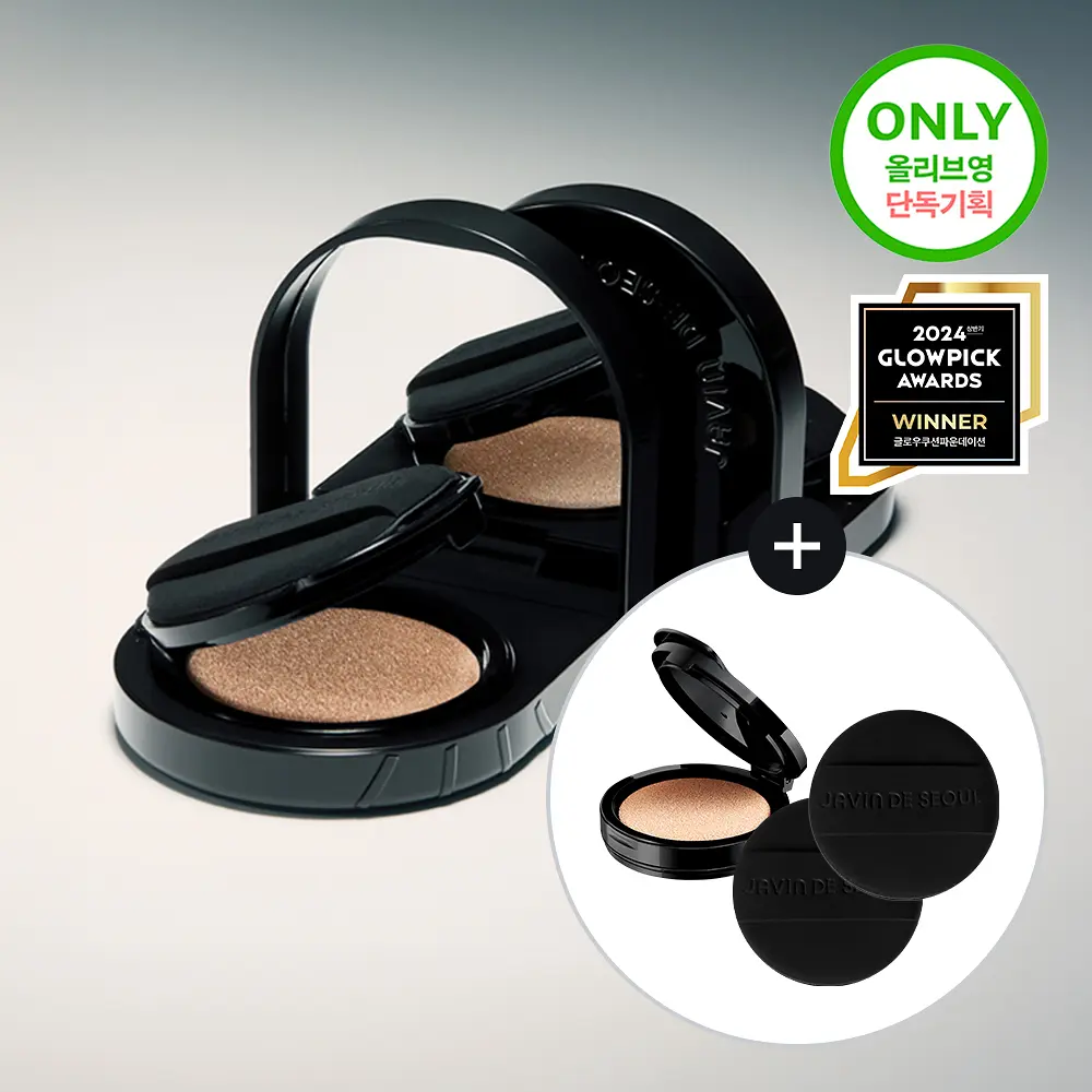 JAVIN DE SEOUL 眨眼持久透亮水光氣墊粉底【7款色號】