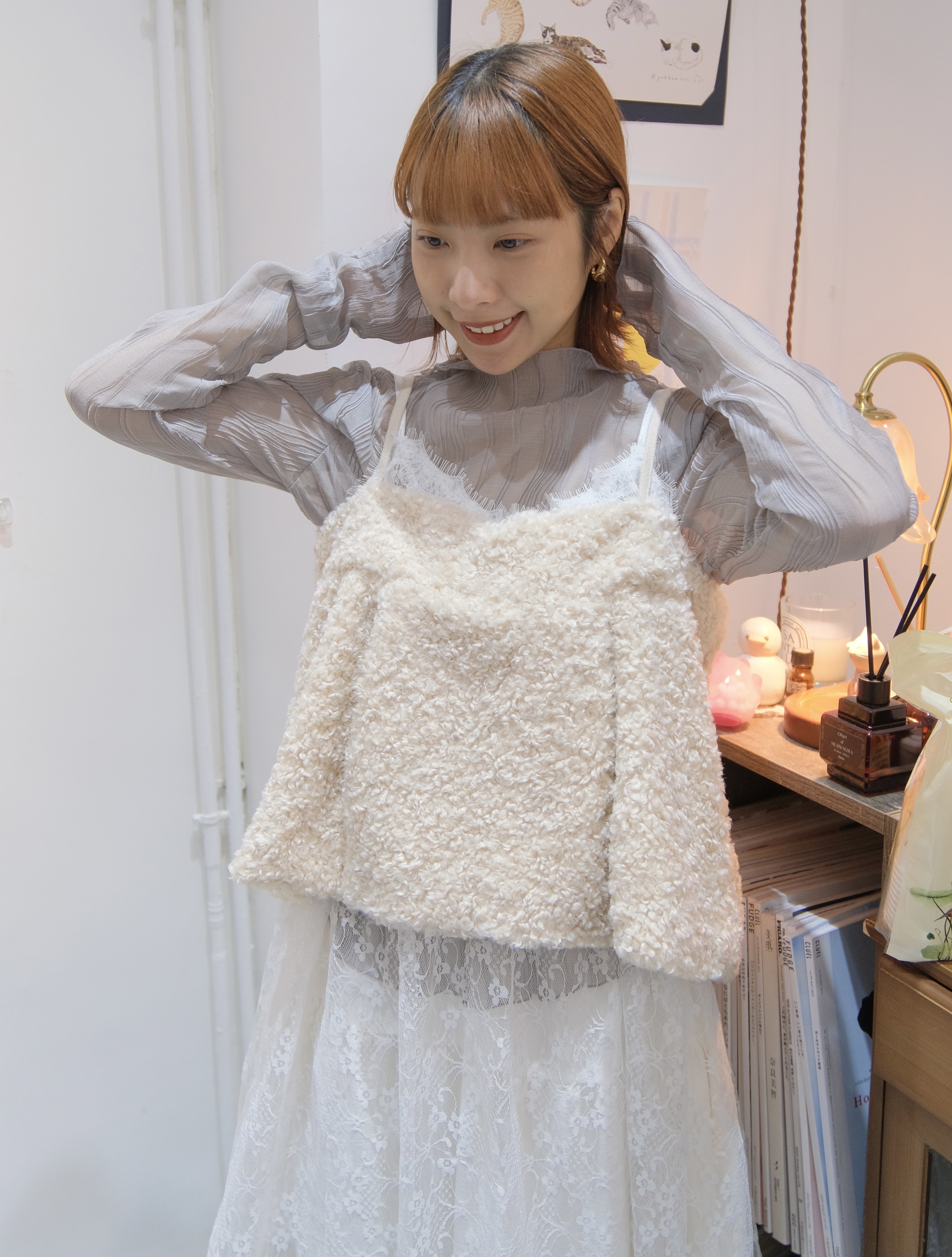 Set毛毛外搭套裝