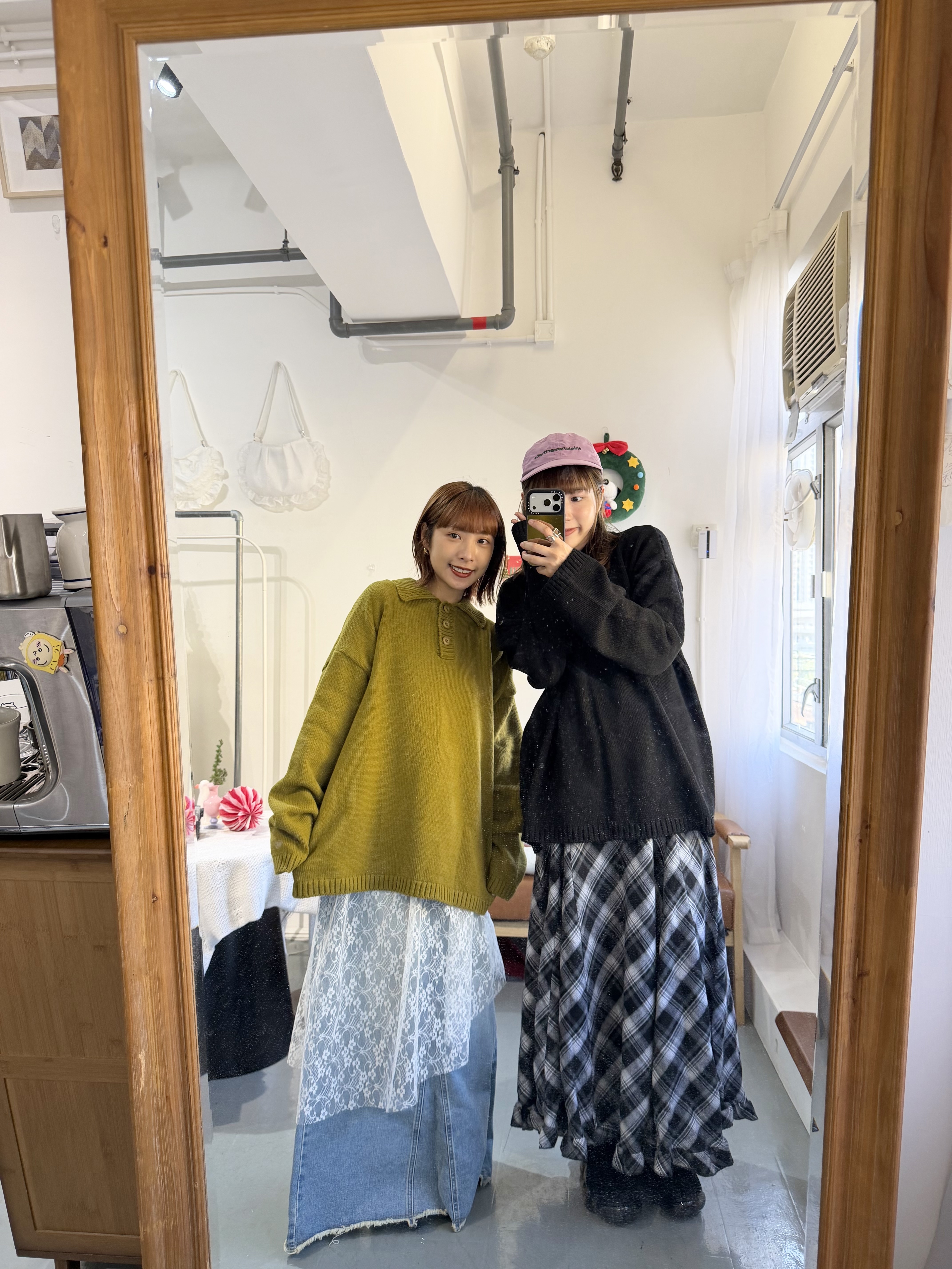 反領polo針織小寬鬆TOP