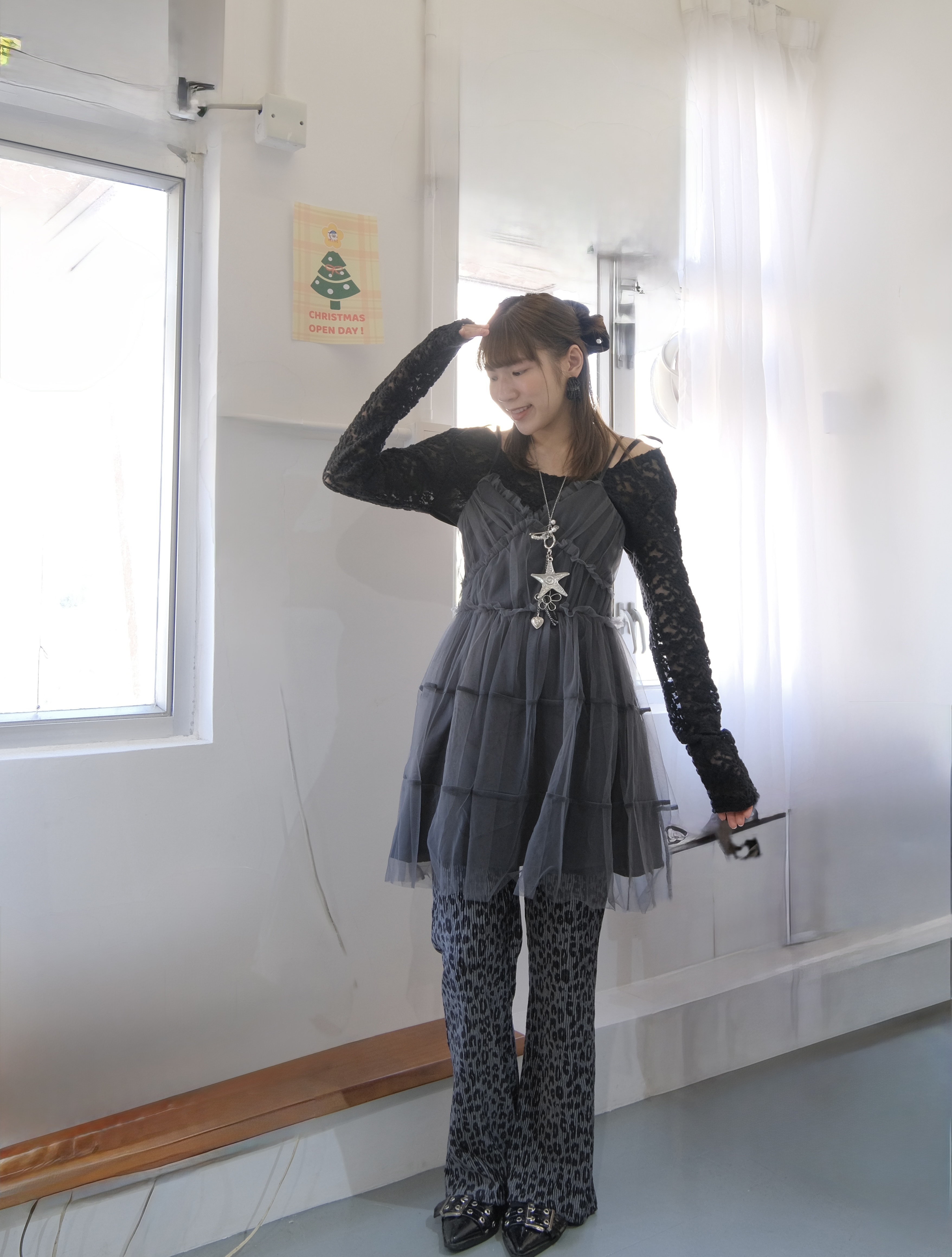 紗紗小V短款layer